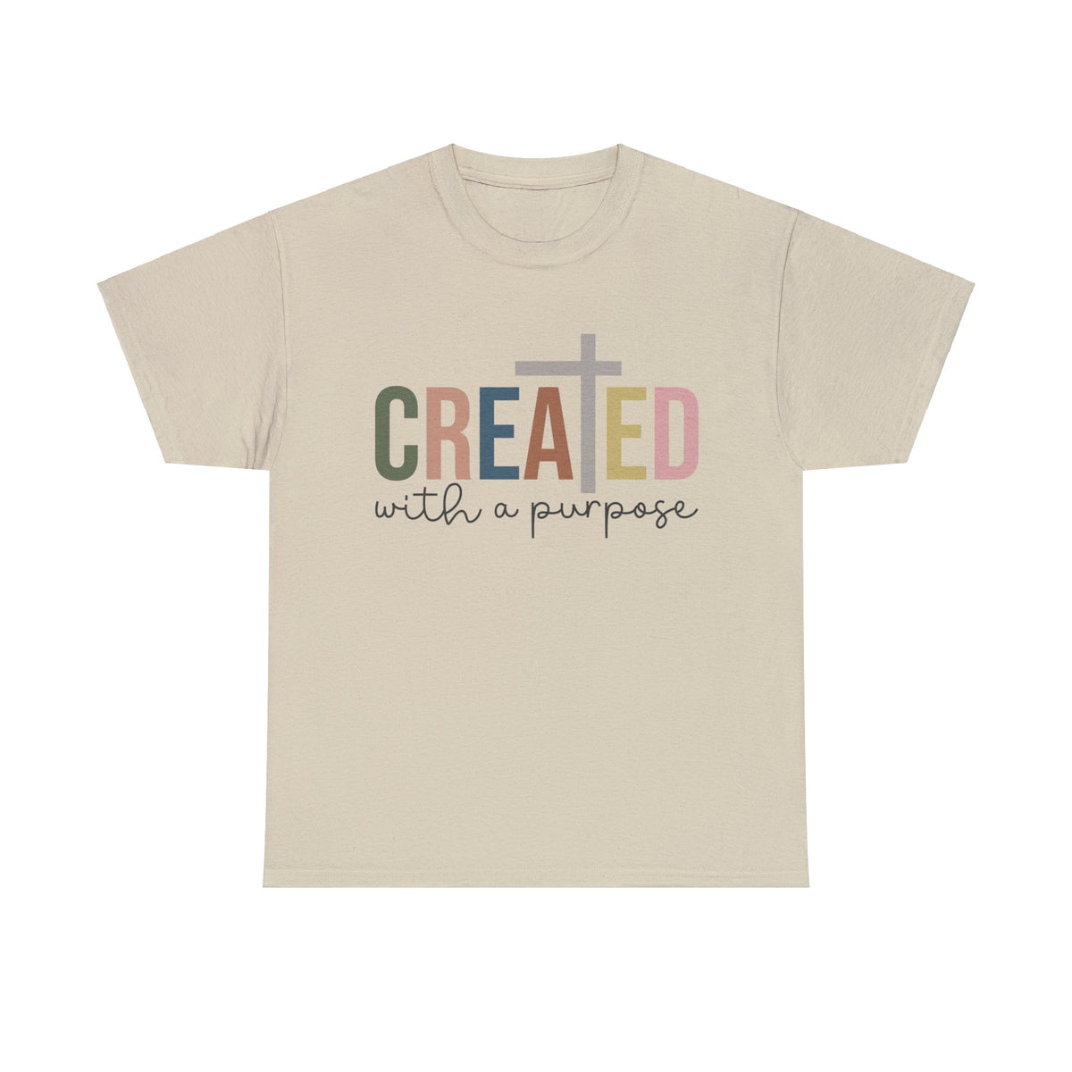 Created With A Purose Unisex Heavy Cotton Tee